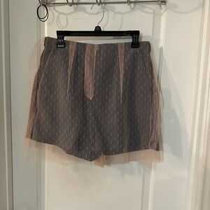 Fendi High Waist lace and gray Women's Shorts